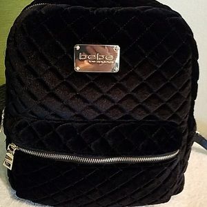 Bebe velvet backpack